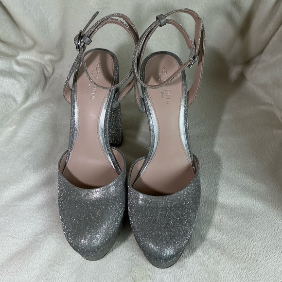 ⭐️🆕⭐️ Antonio Melani X Born on Fifth “Liv” Metallic Glitter Platform Pumps - Picture 7 of 11